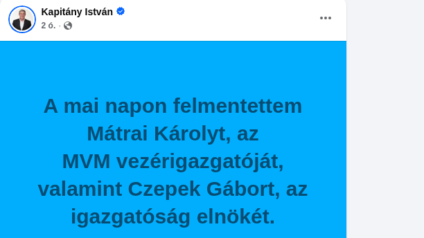 Tégláról téglára túl lassú lesz: végre felmentették az MVM két vezetőjét
